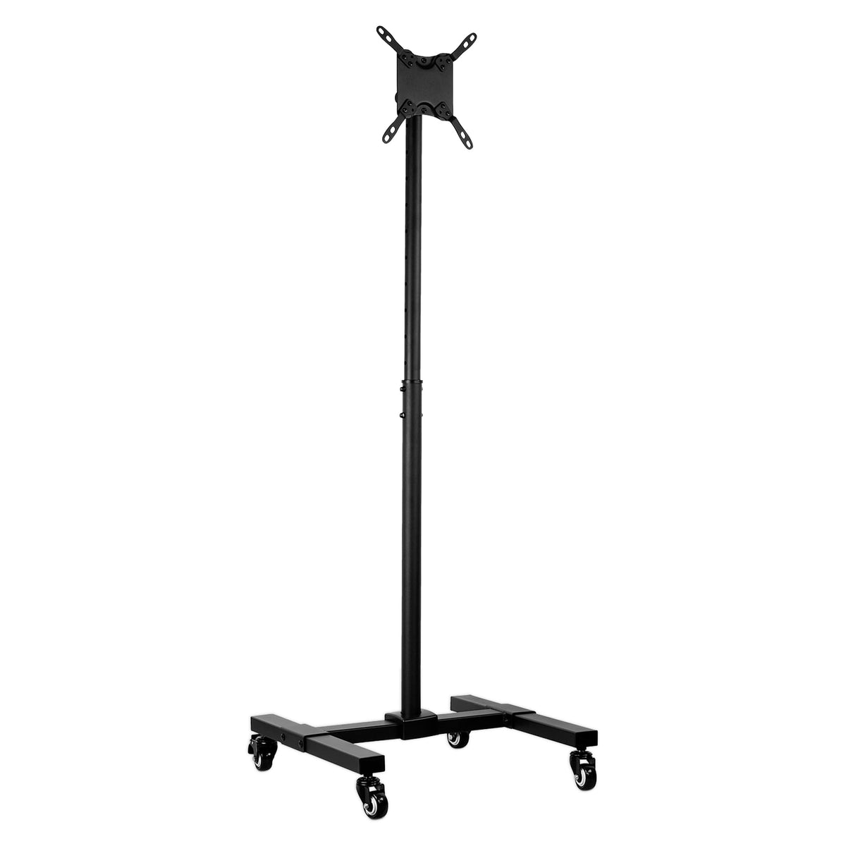 Black Mobile TV Stand with Locking Wheels W244581