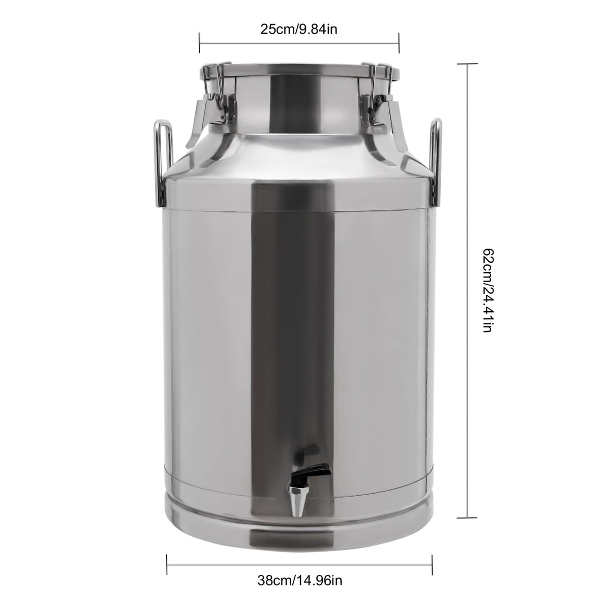 60L Stainless Steel Milk Can with Faucet L458328
