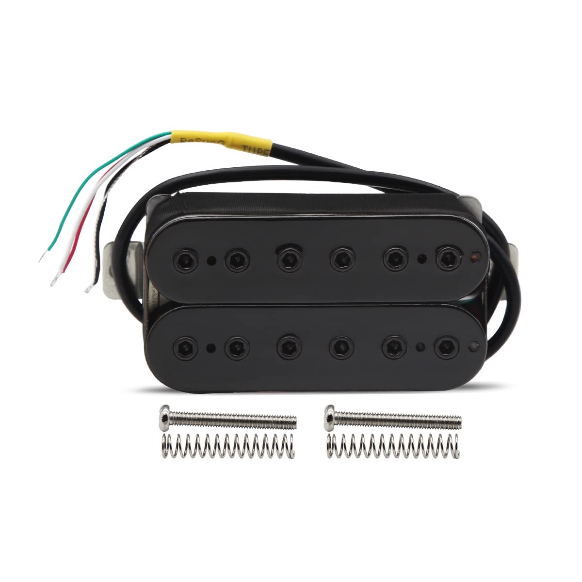 Alnico 5 Electric Guitar Humbucker Pickup Set Black T701