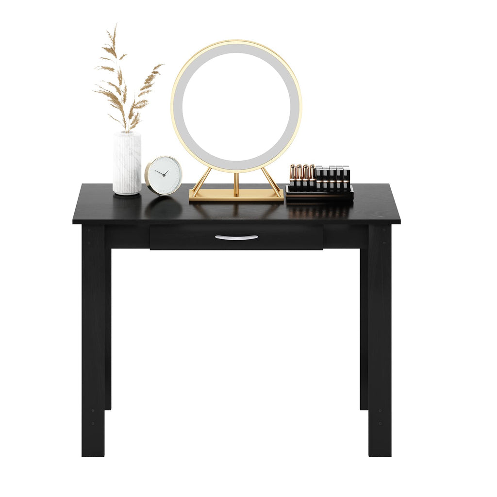 Black Writing Desk with Drawer Y8197