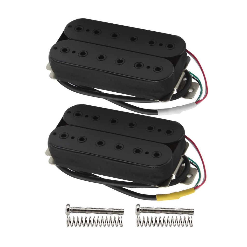 Alnico 5 Electric Guitar Humbucker Pickup Set Black T701