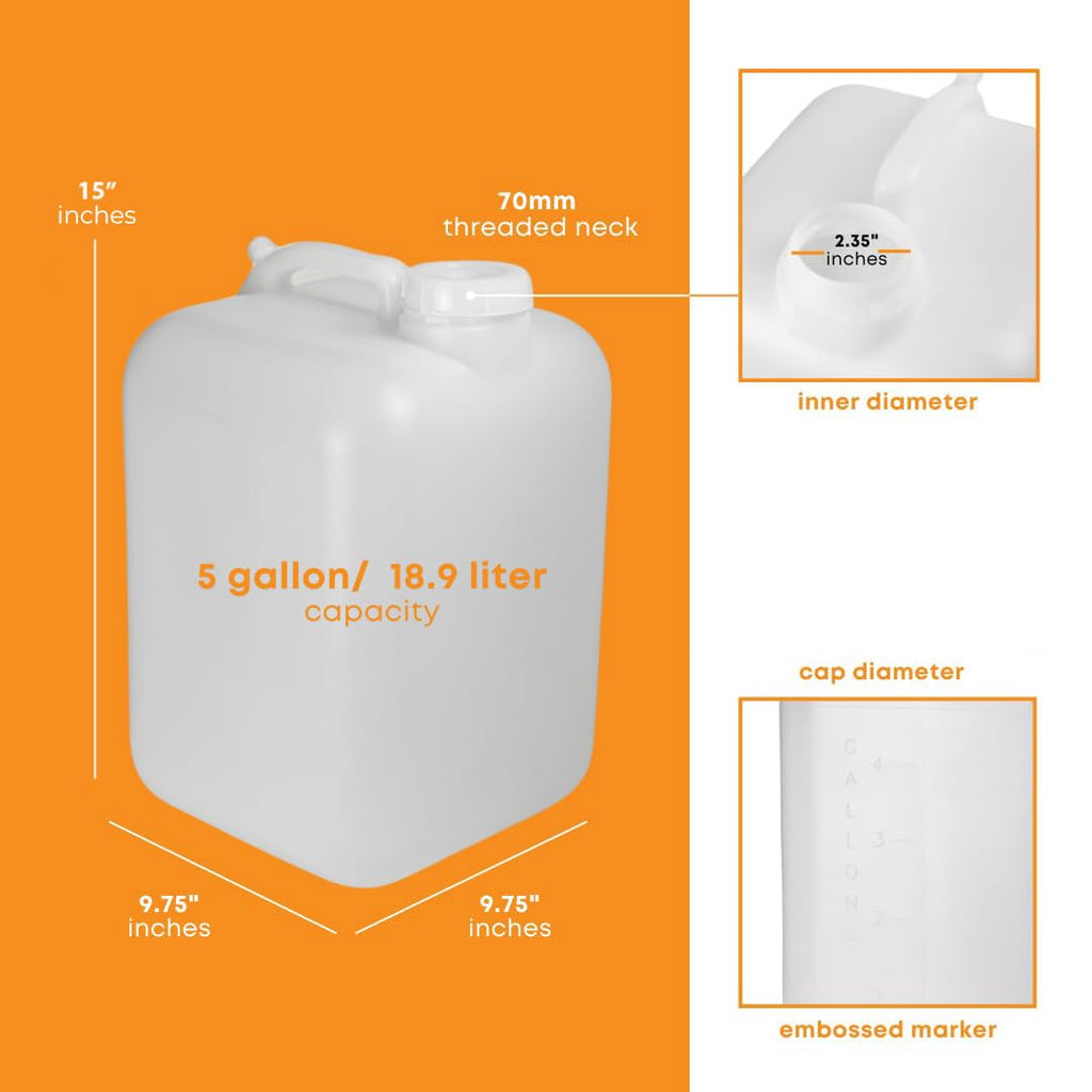 5 Gallon White Water Container I634075