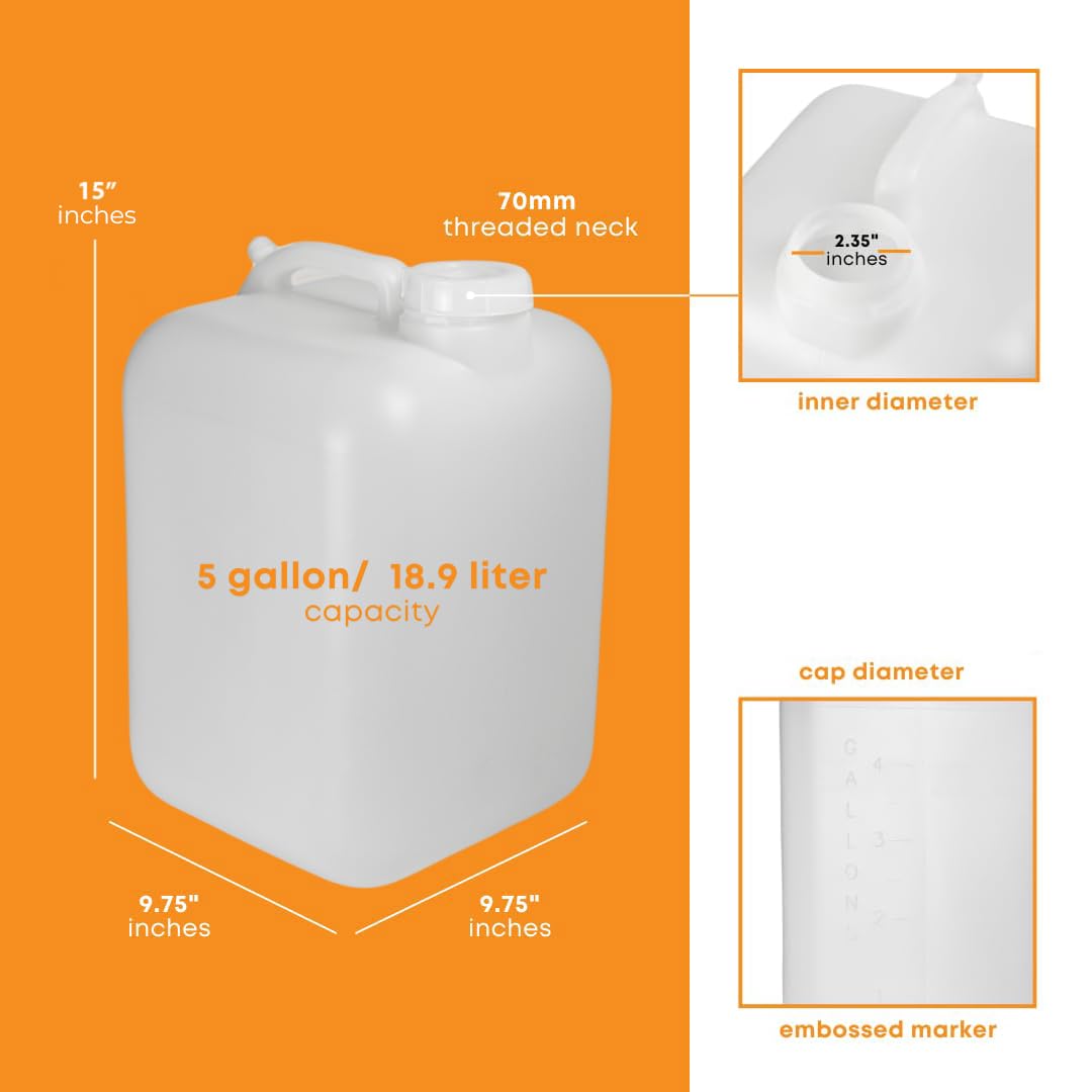 5 Gallon White Water Container I634075