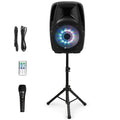 15" 1500W 2-Way Portable PA Speaker System X4639