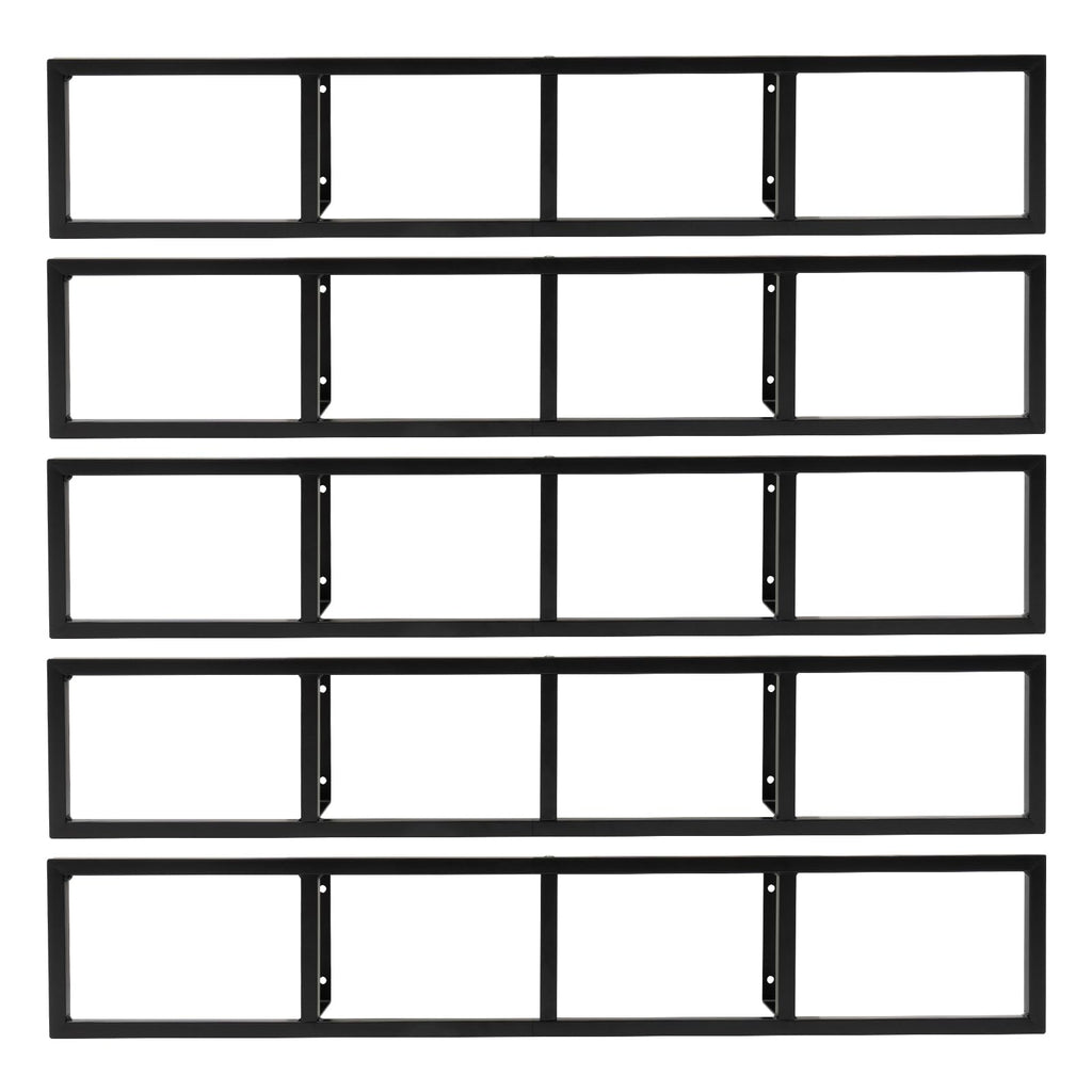 5Pcs Wall Mount Media Storage Rack V302