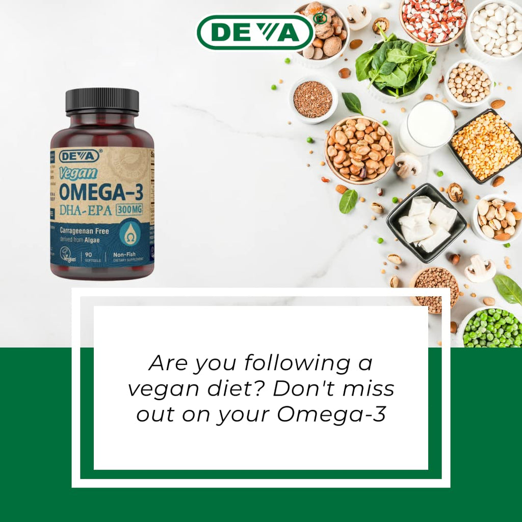 Vegan Omega-3 DHA EPA 300 mg 90 Softgels M5911