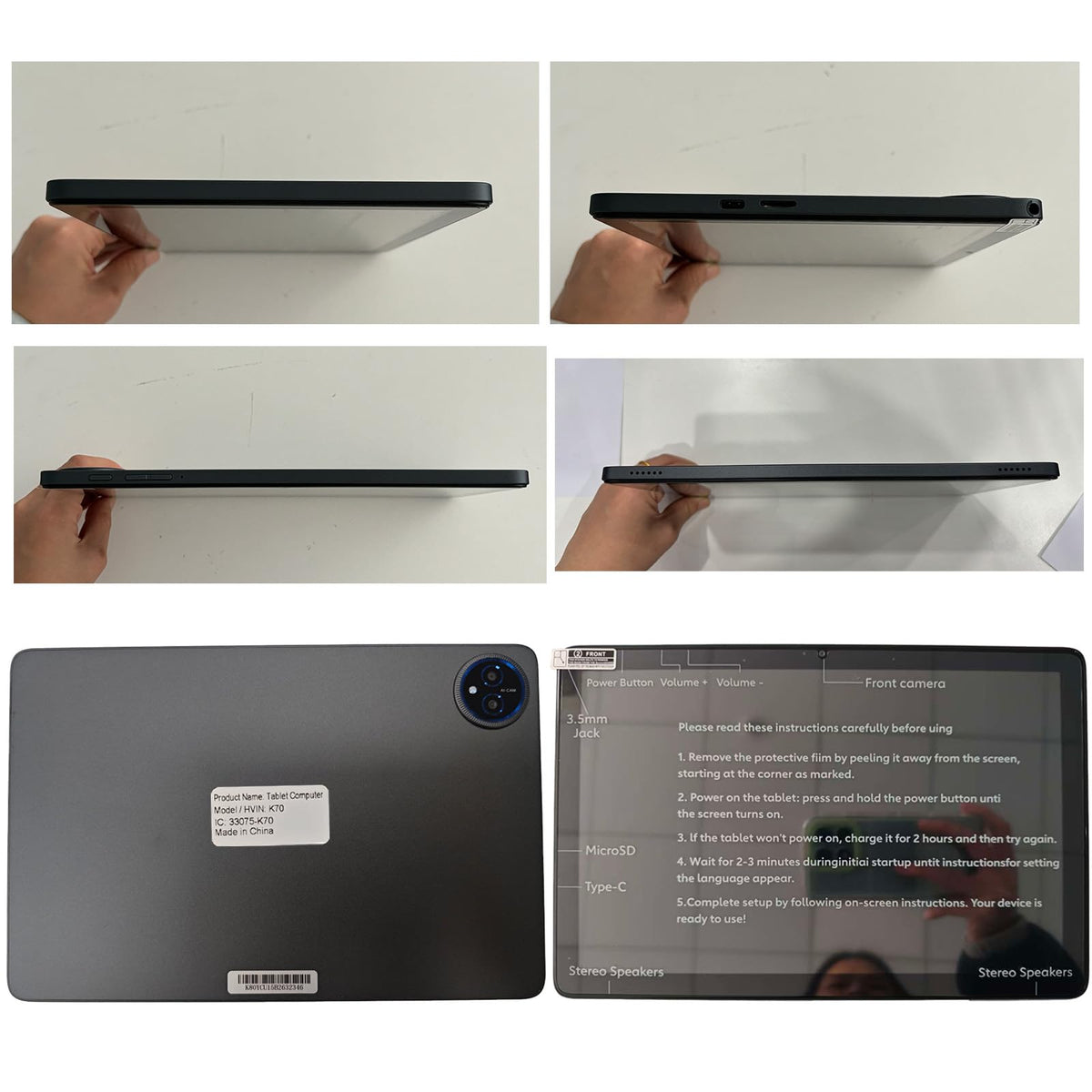 10 Inch Android 15 Tablet with Keyboard L585905