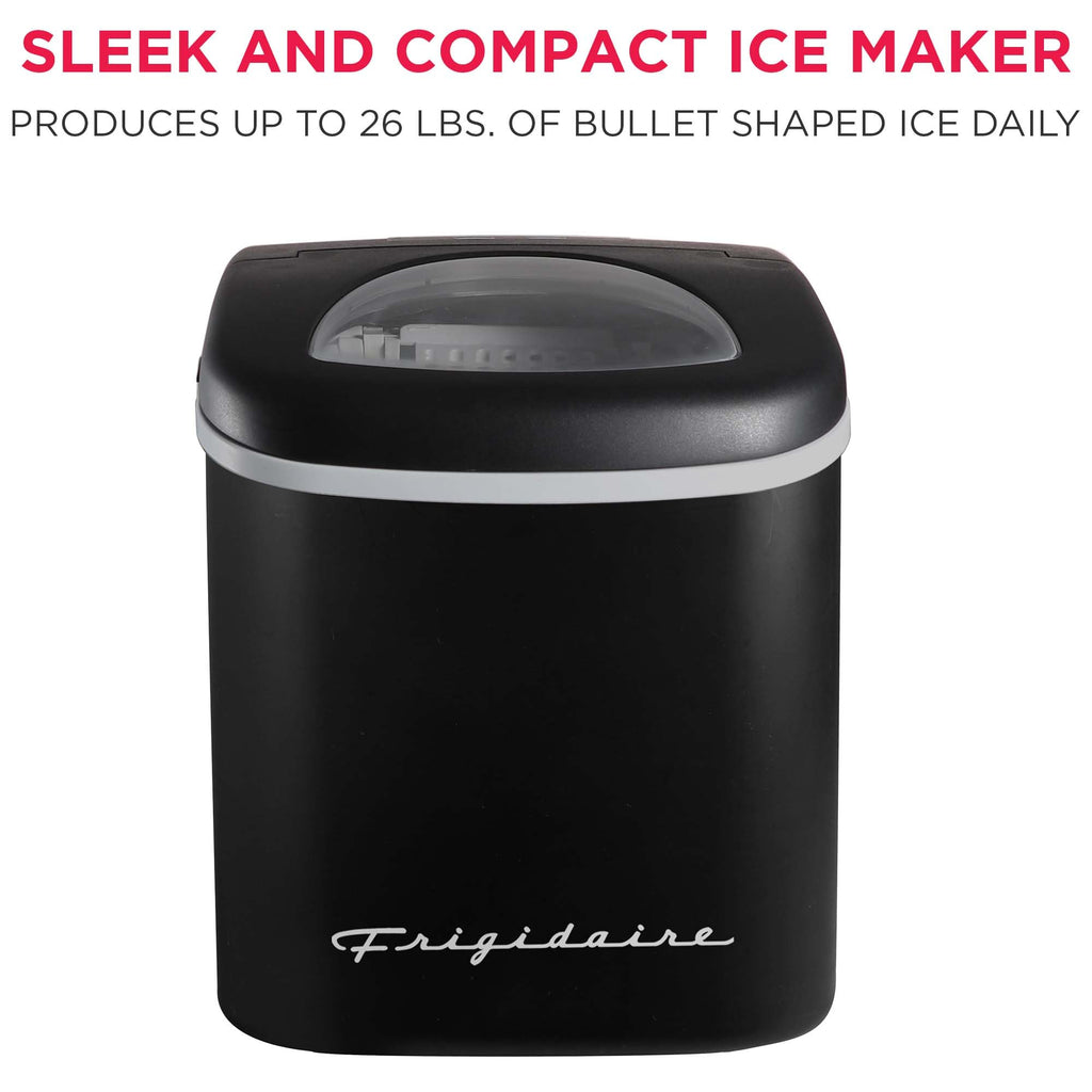 Compact Countertop Ice Maker 26 lb per Day Black W458853