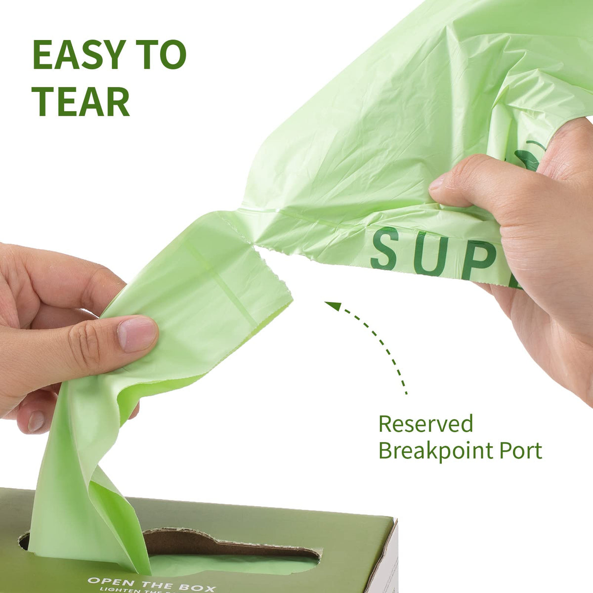 1.6 Gallon Compostable Food Scrap Bags G559334