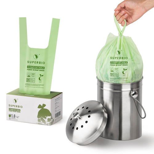 1.6 Gallon Compostable Food Scrap Bags G559334