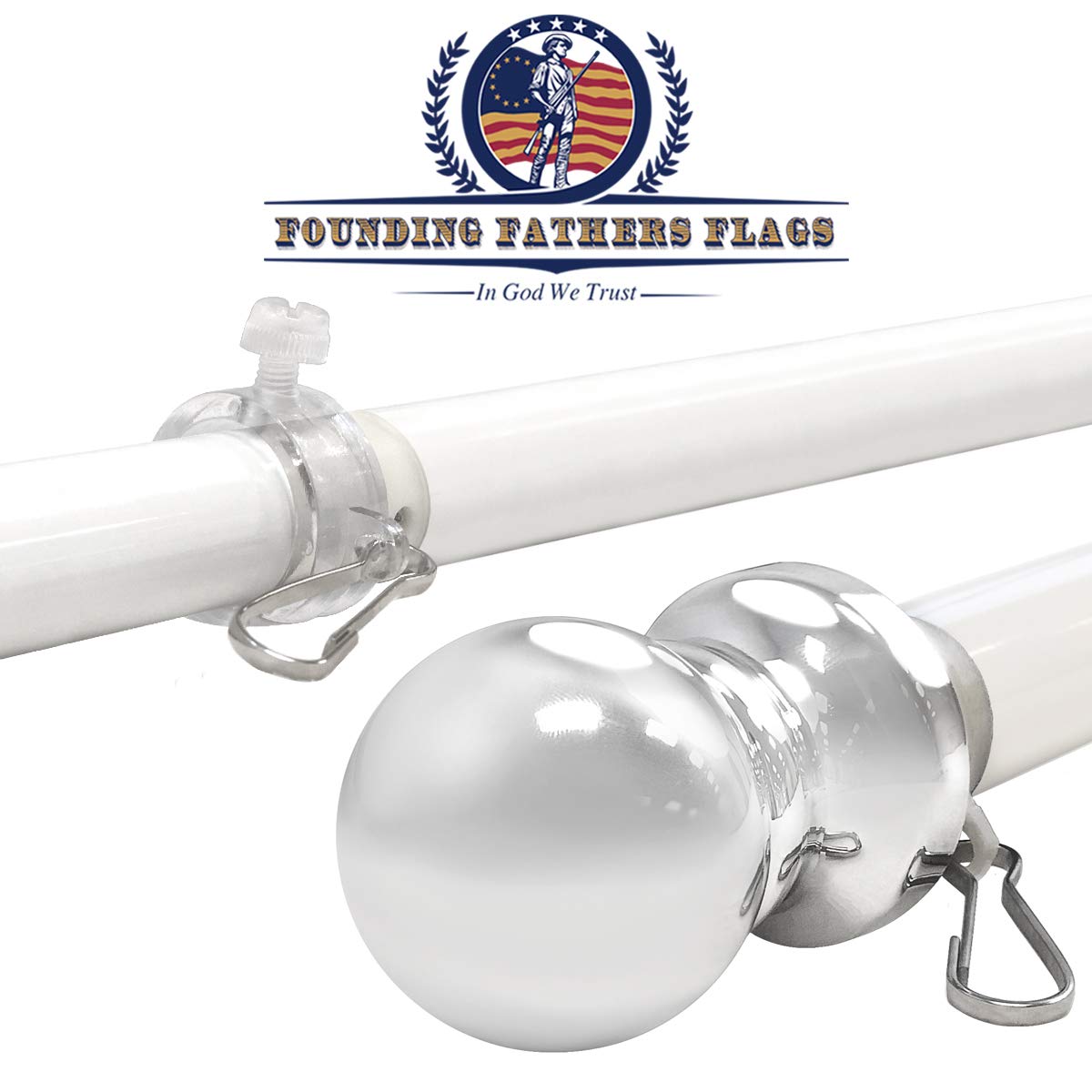 6ft Spinning Flag Pole U940508