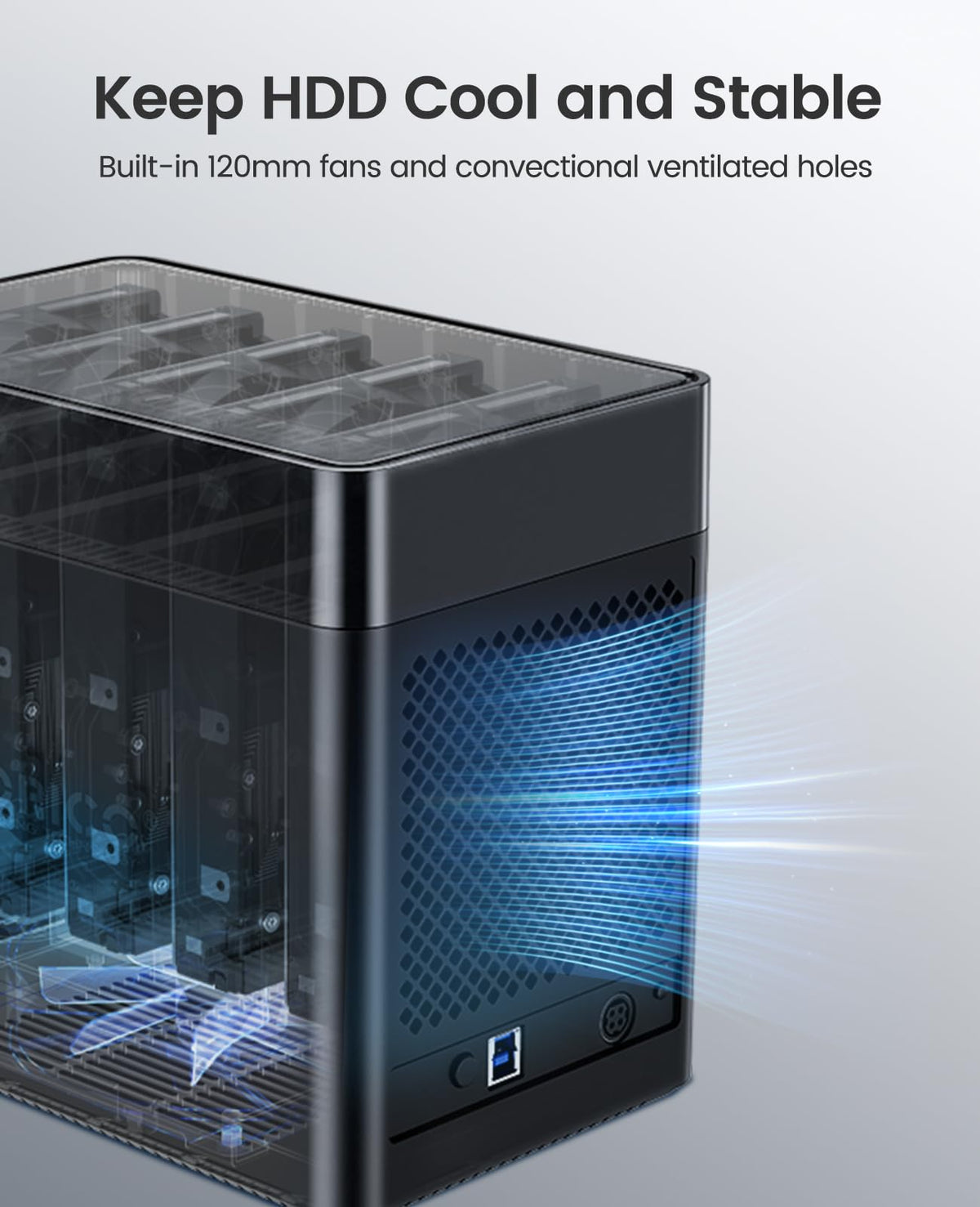 5 Bay Hard Drive Enclosure V76014