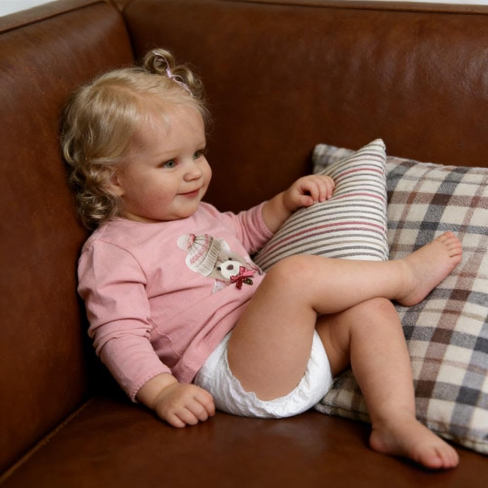 20 Inch Realistic Baby Dolls Girl with Blonde Hair A42397