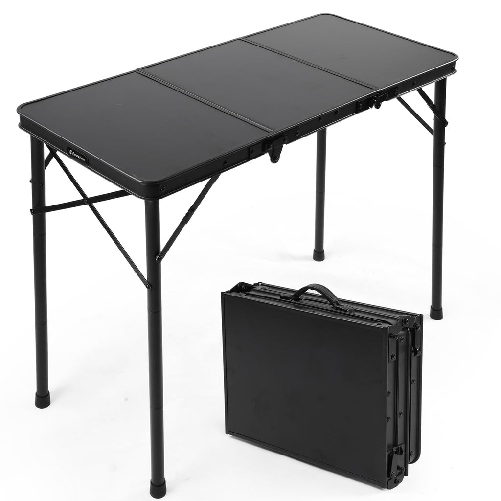 Small Folding Camping Table Black X520603
