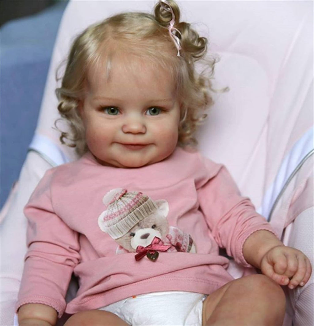 20 Inch Realistic Baby Dolls Girl with Blonde Hair A42397