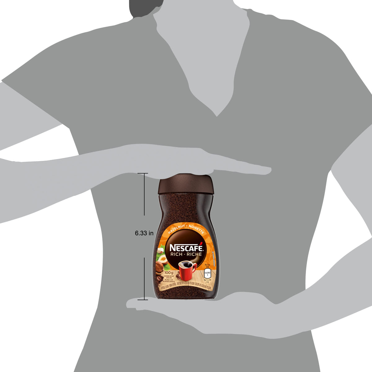 Instant Coffee 100g Hazelnut T8553