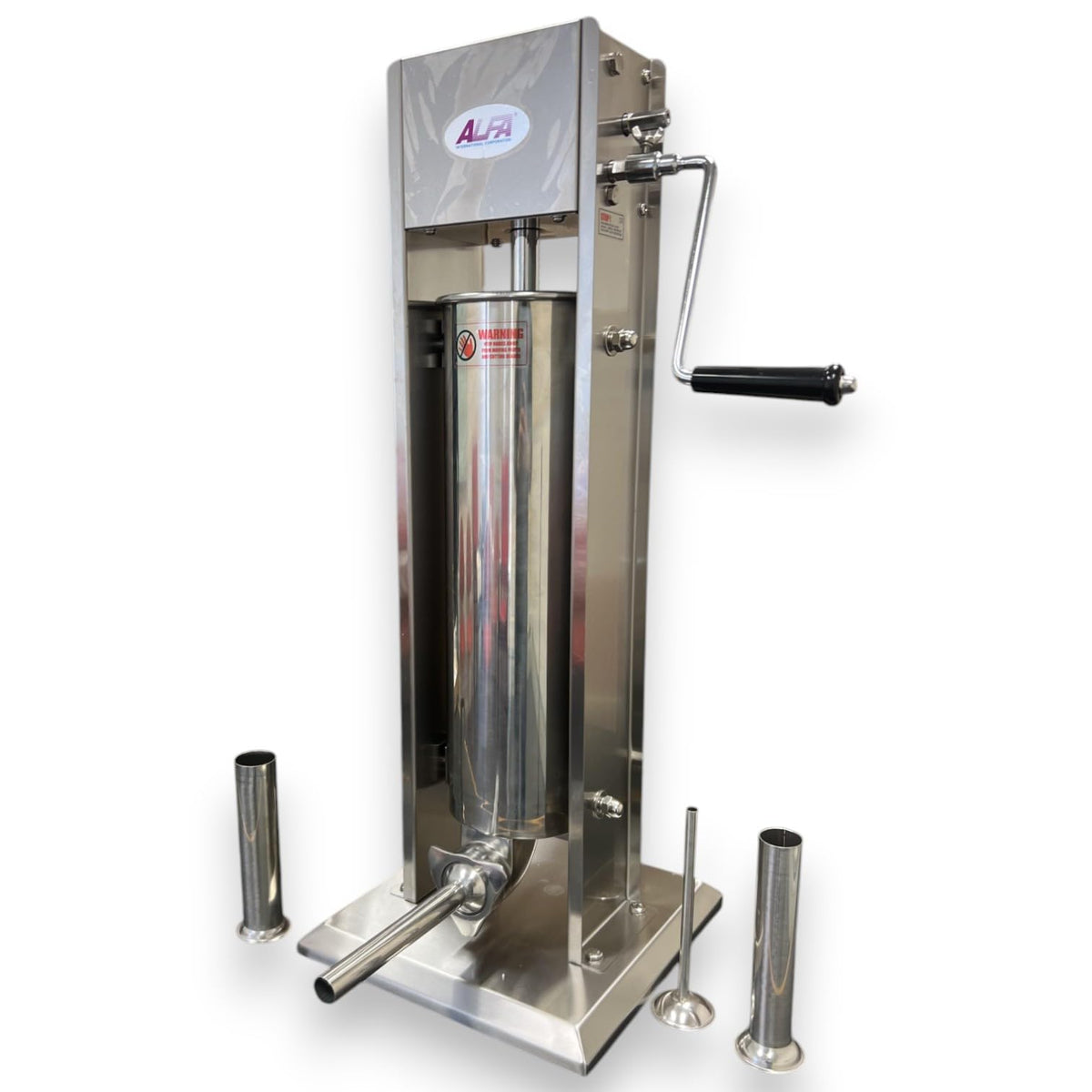 Stainless Steel 15 lb Vertical Sausage Stuffer Q6265