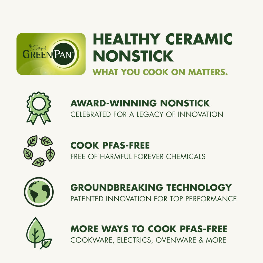 22 Piece Ceramic Nonstick Cookware Set A2427