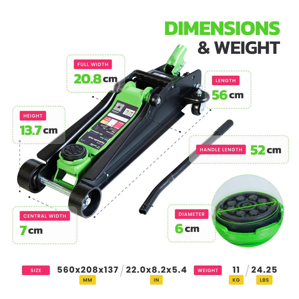 2.5 Ton Low Profile Hydraulic Floor Jack G8309