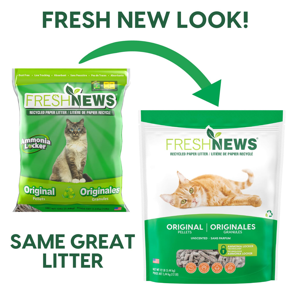 Non-Clumping Paper Cat Litter 25 Pound C248