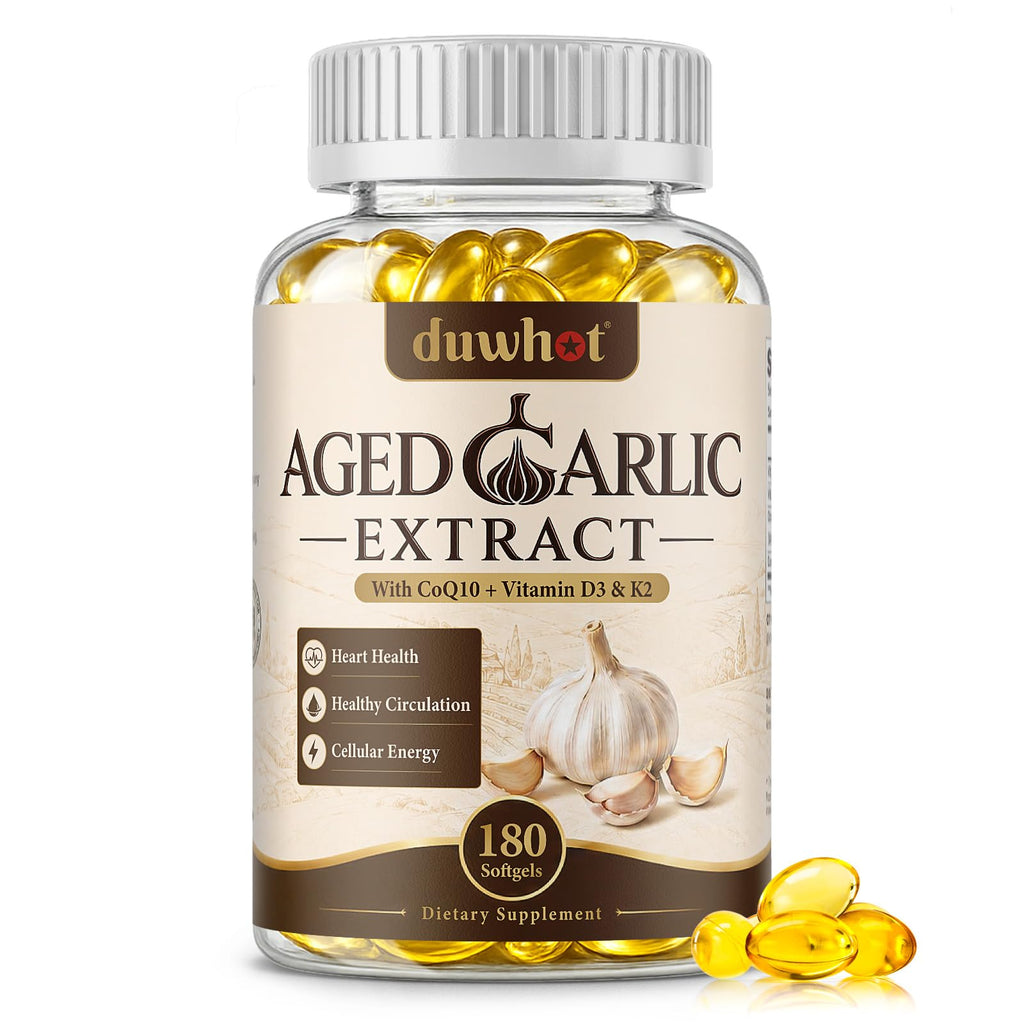 Aged Garlic Extract Capsules, 180 Softgels K17524