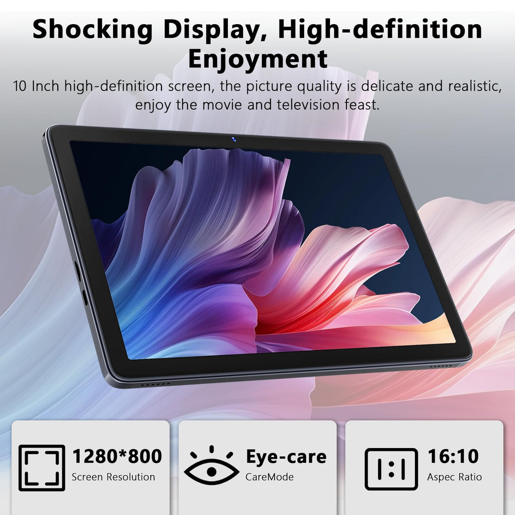 10 Inch Android 15 Tablet with Keyboard L585905