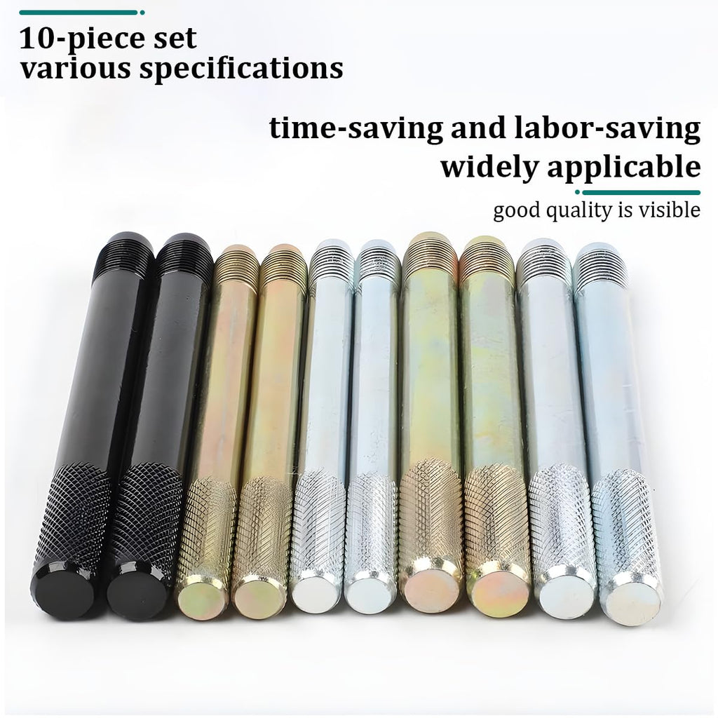 10PCS Wheel Alignment Pin Guide Tool M14 x 1.5/1.25 M12 x 1.5/1.25 M15 x 1.25 I38012