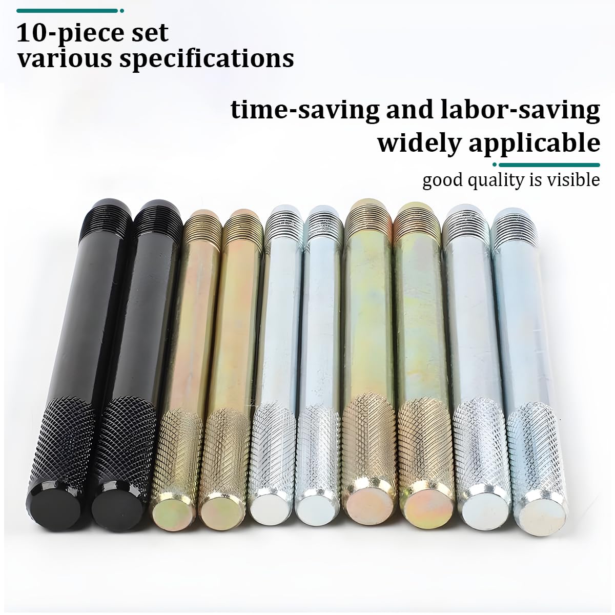 10PCS Wheel Alignment Pin Guide Tool M14 x 1.5/1.25 M12 x 1.5/1.25 M15 x 1.25 I38012