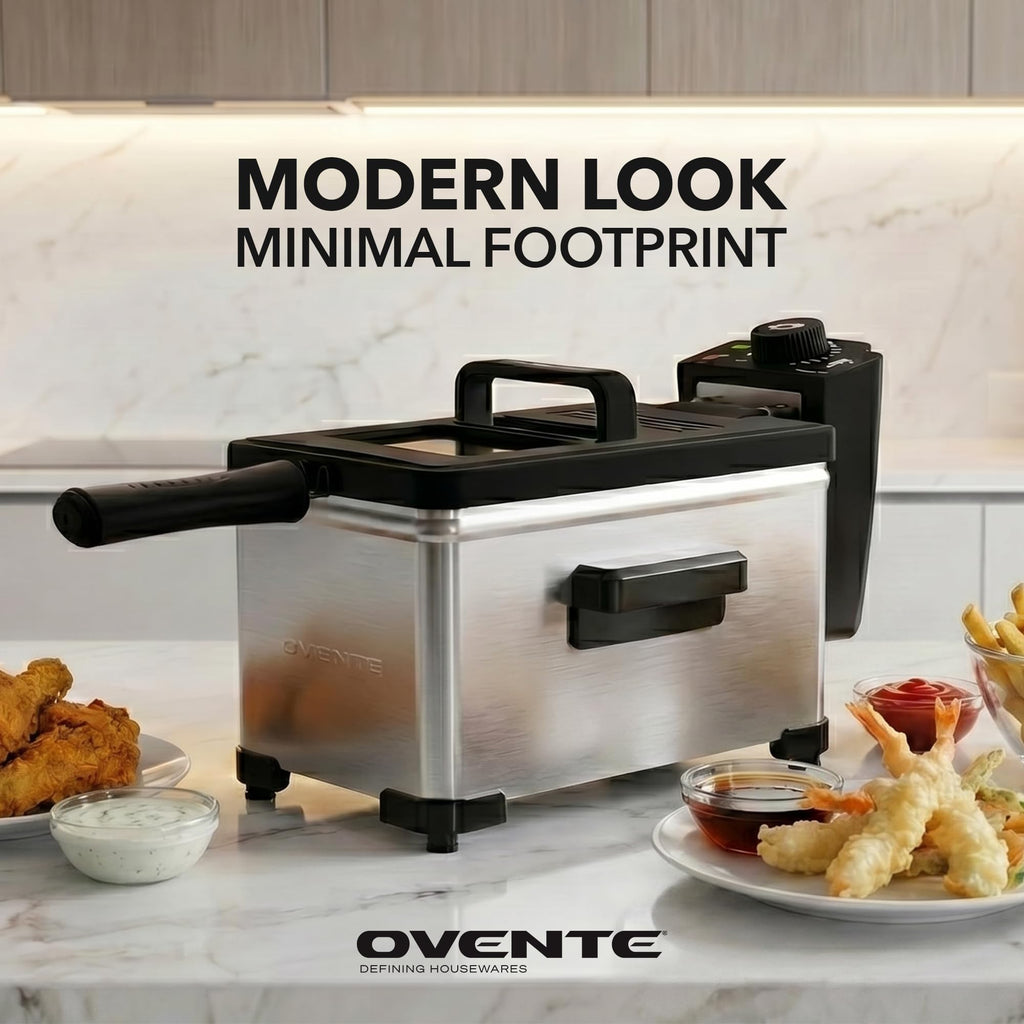 Electric Deep Fryer, 2L Capacity, 1500W, Silver M2179