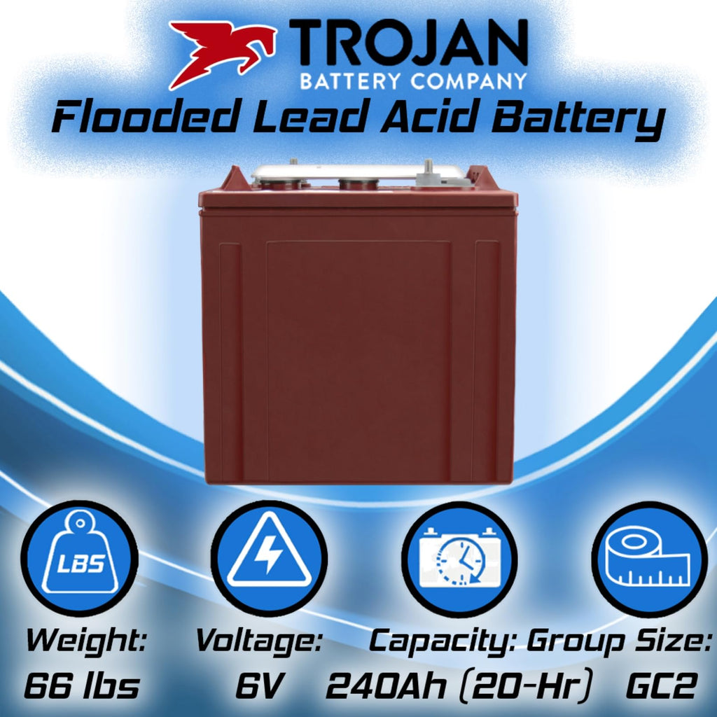 6V 240Ah Deep Cycle Battery 4 Pack V28390