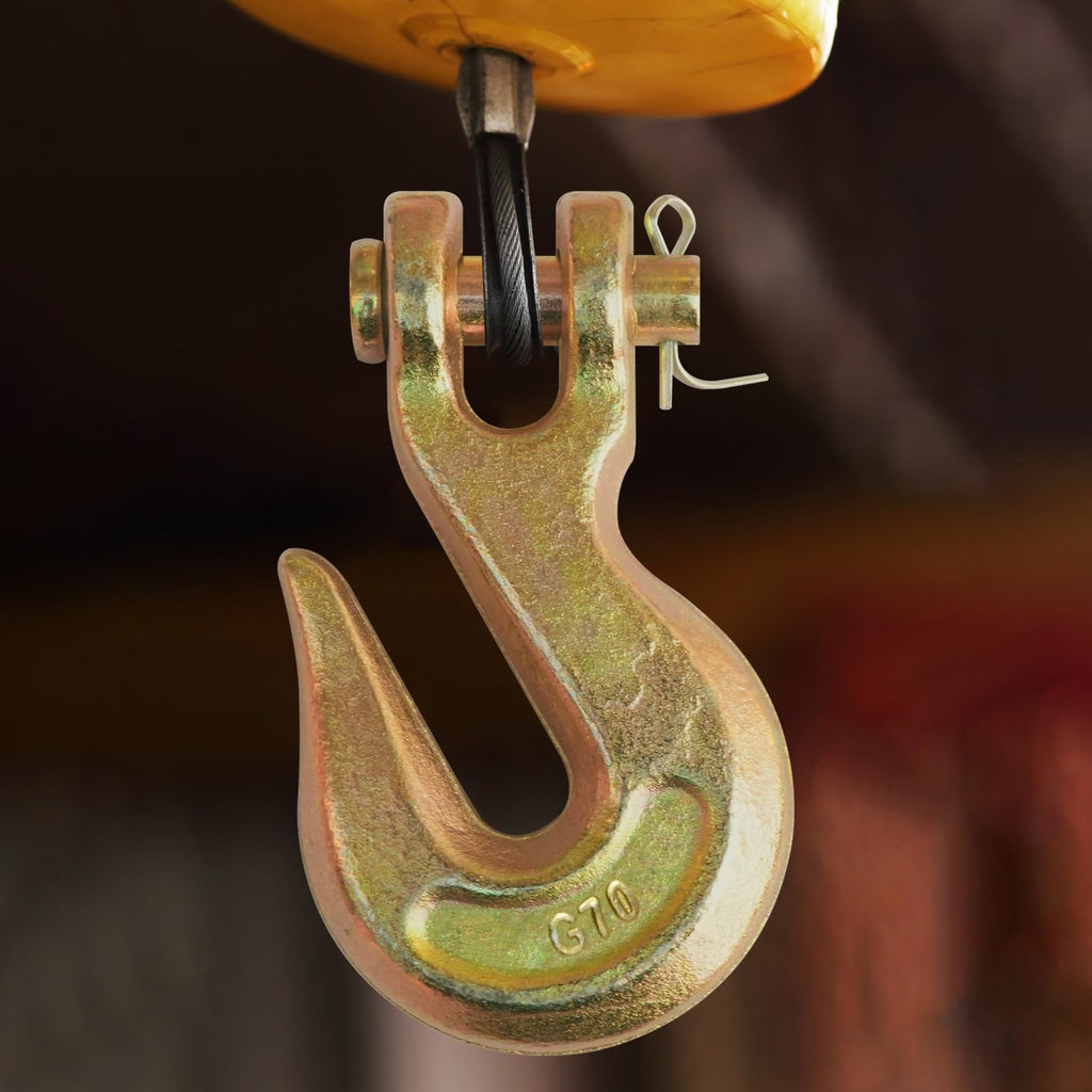 3/8" Grade 70 Clevis Slip Hook 6,600 LBS 10 Pack I2717