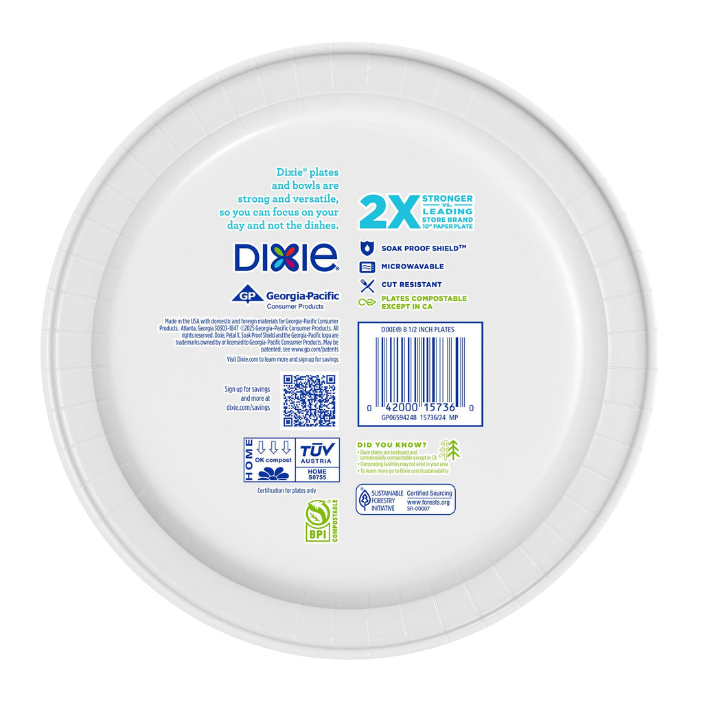 8.5 Inch 90 Count Disposable Paper Plates R341200