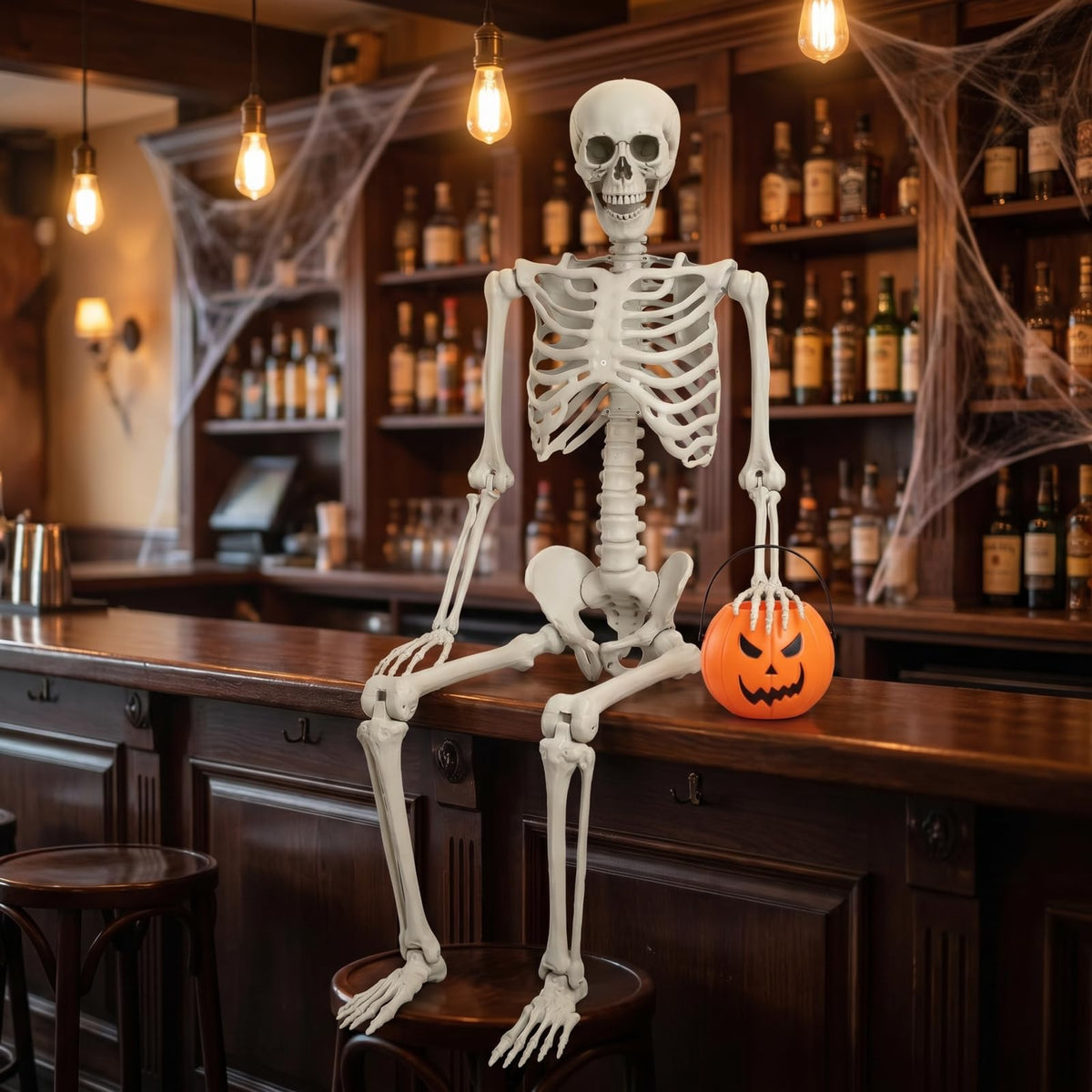 5.4FT Life Size Skeleton with Movable Joints F760