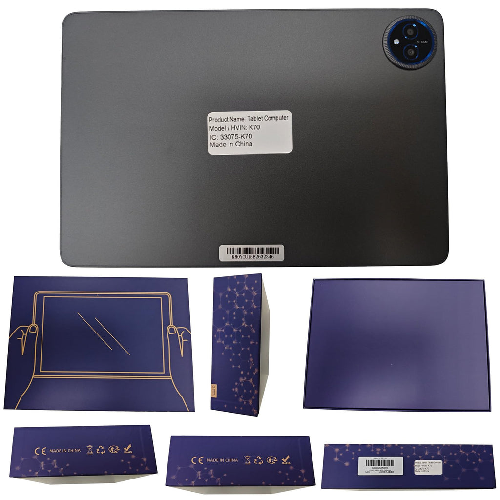 10 Inch Android 15 Tablet with Keyboard L585905