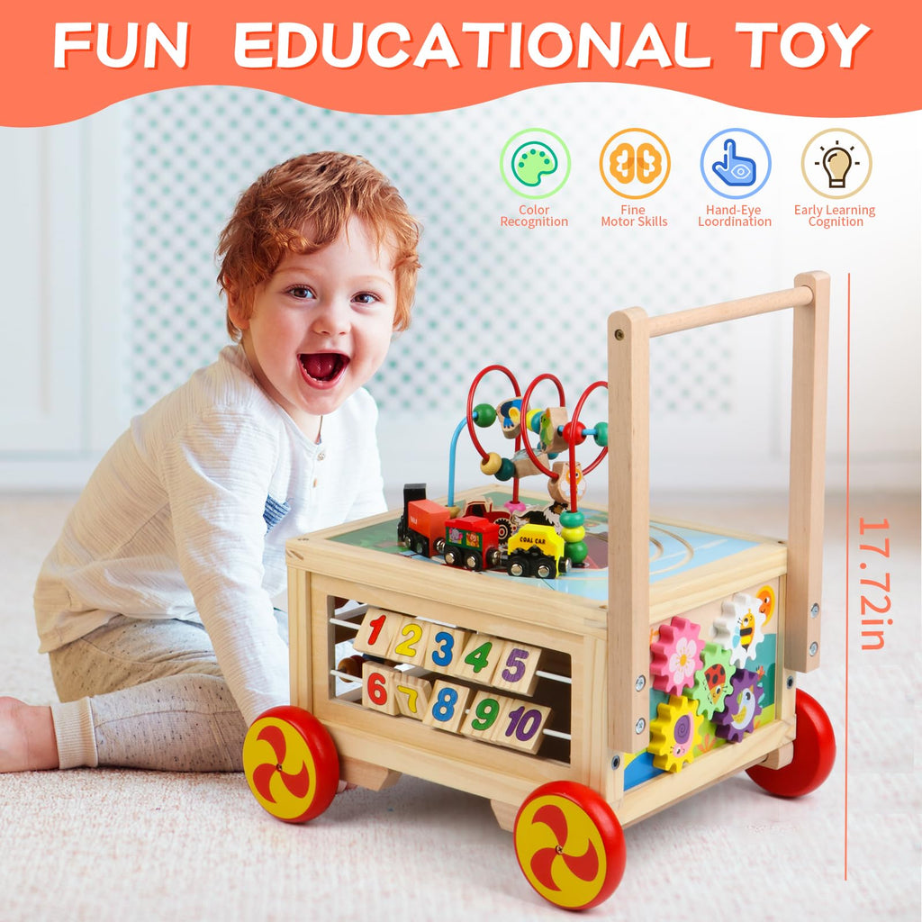 Wooden 7-in-1 Activity Cube N2738