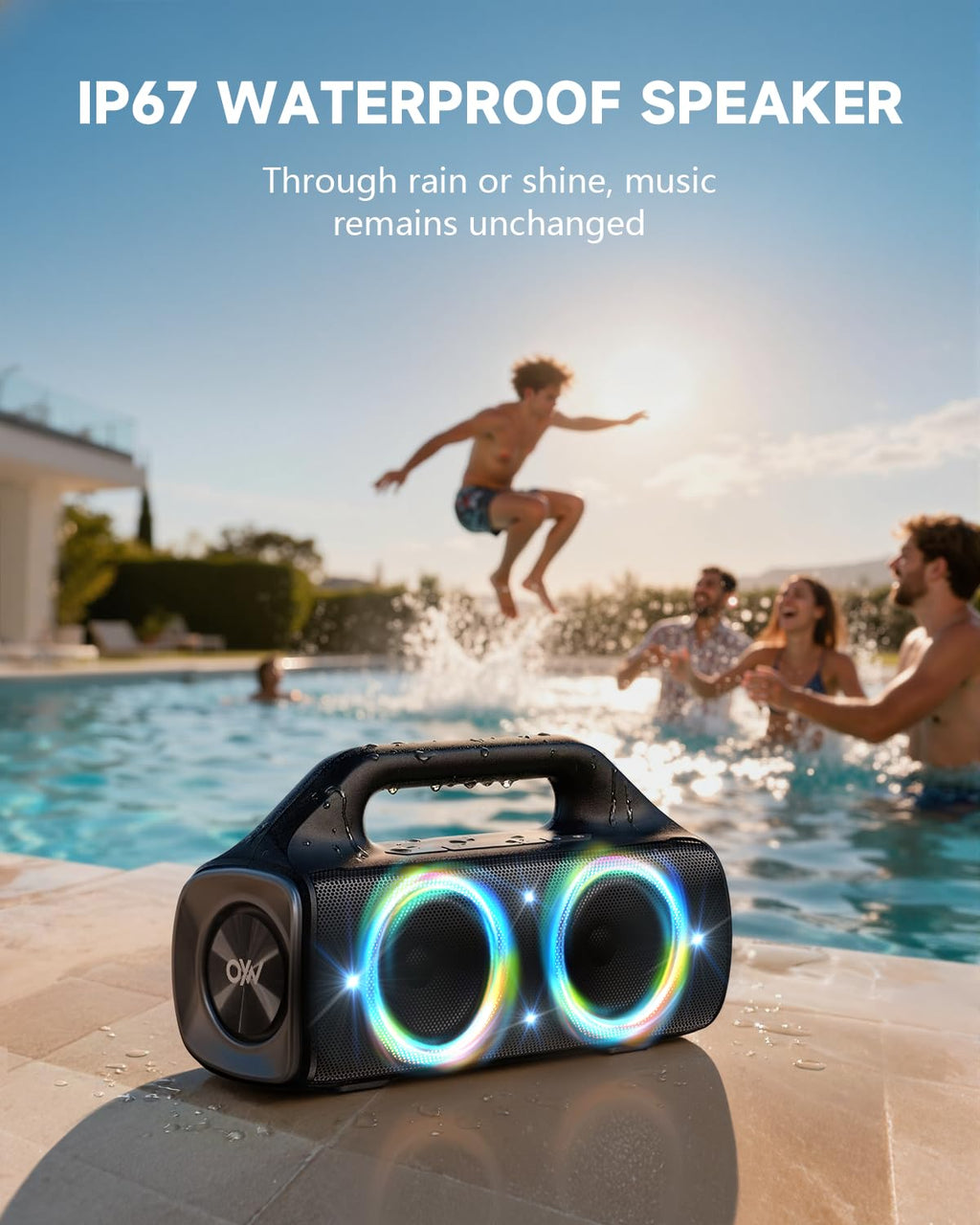 80W IP67 Waterproof Wireless Outdoor Bluetooth Speaker E298894