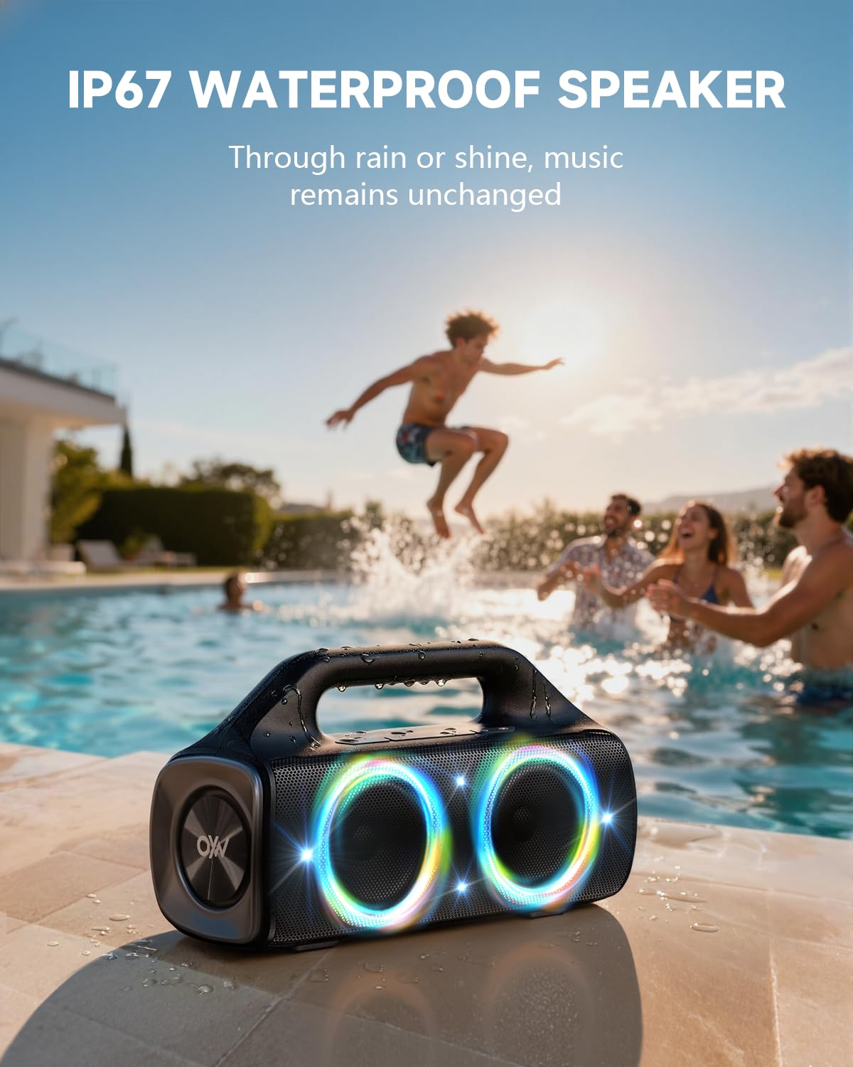 80W IP67 Waterproof Wireless Outdoor Bluetooth Speaker E298894