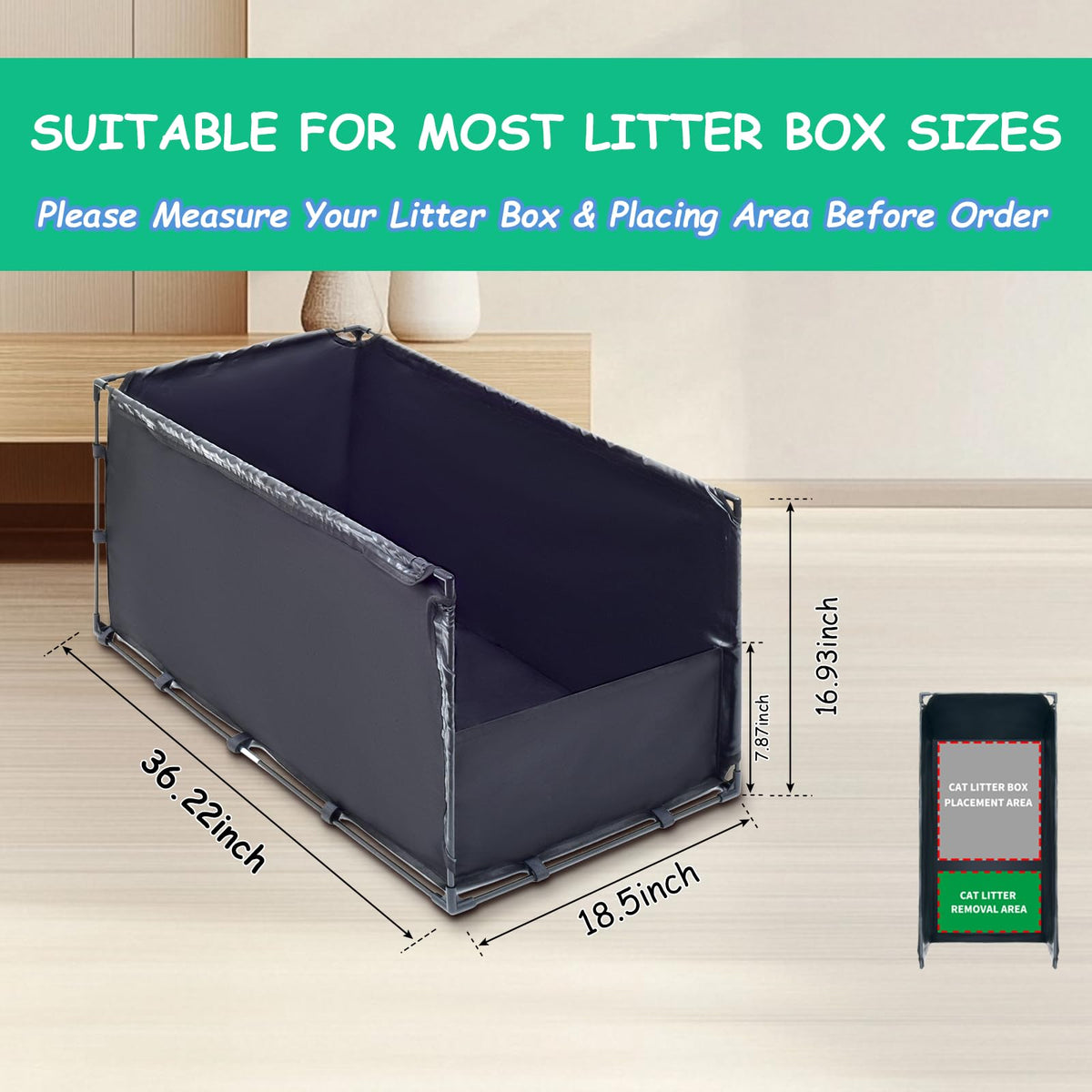 Large Cat Litter Box Enclosure E91581