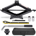 Scissor Car Jack 3 Ton Tire Changing Kit with Lug Wrench L651519
