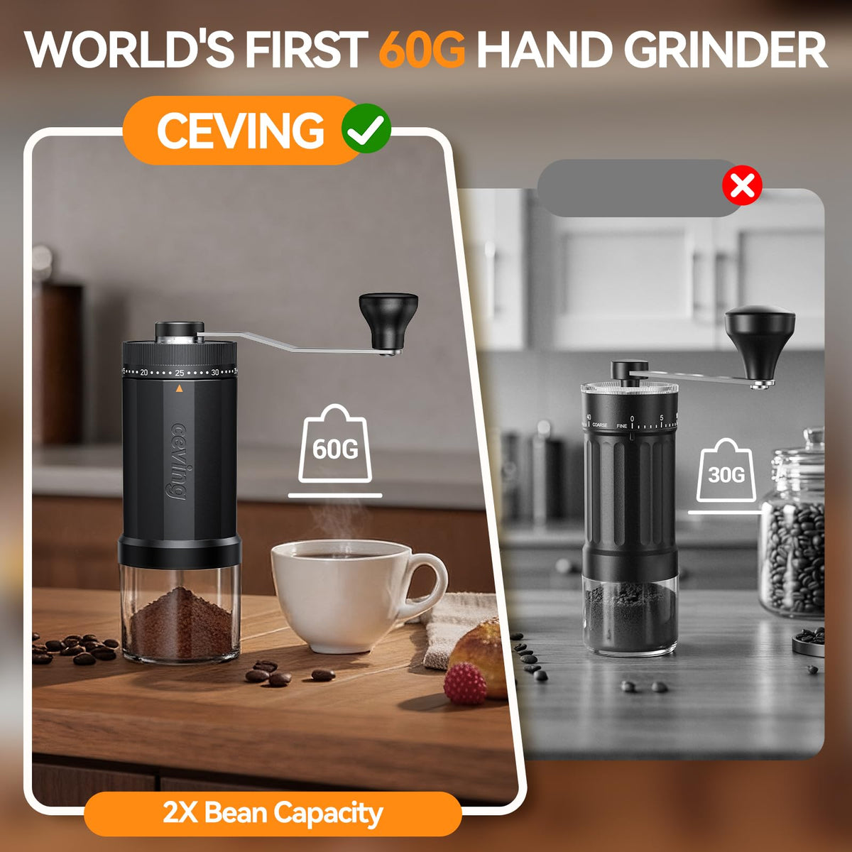 60g Manual Coffee Grinder L477
