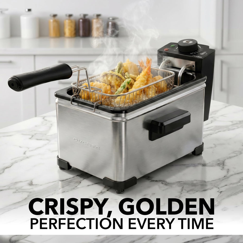 Electric Deep Fryer, 2L Capacity, 1500W, Silver M2179
