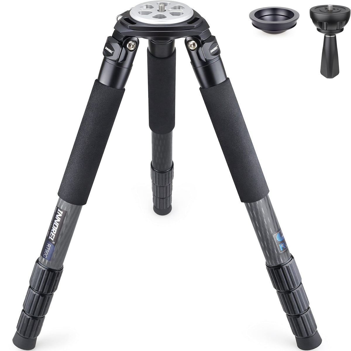 Carbon Fiber Heavy Duty Tripod with 75mm Bowl Adapter 63 inch Black N680273