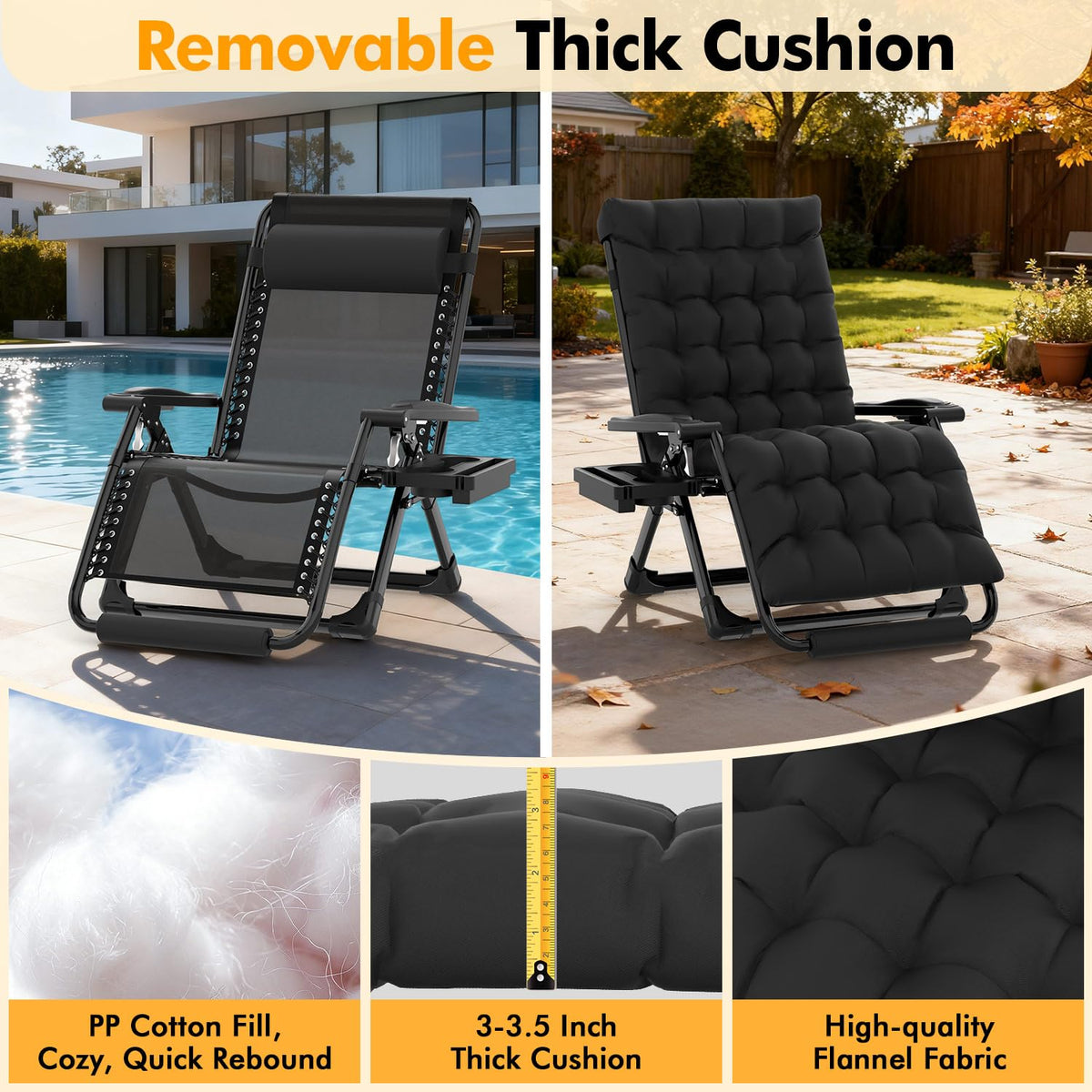 Oversized Zero Gravity Chair G38757