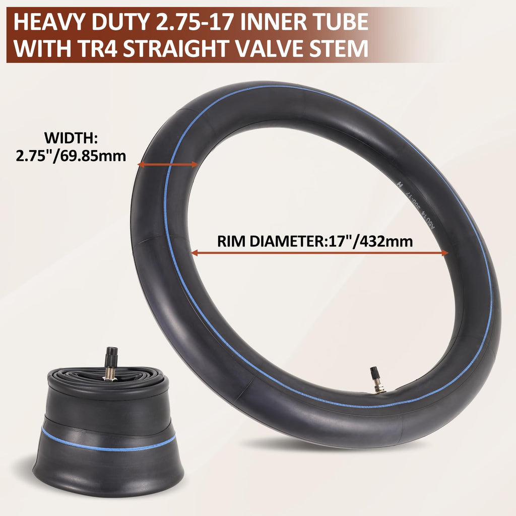 70/100-17 Tire and Inner Tube Set G836