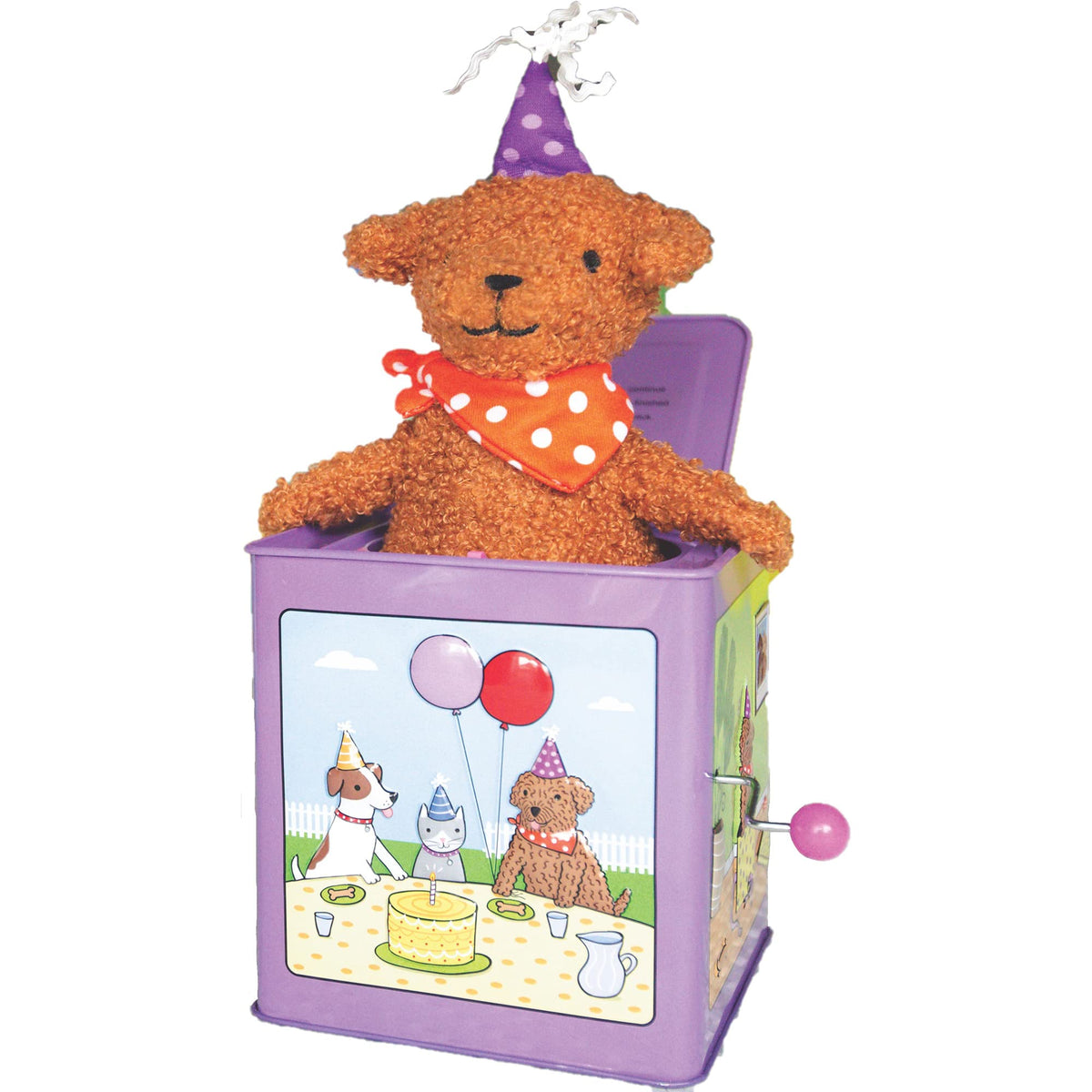 Birthday Puppy Jack-in-the-Box Toy Q850