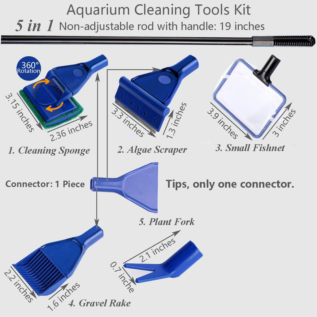 Aquarium Cleaning Tools Kit 5 in 1 Q298038