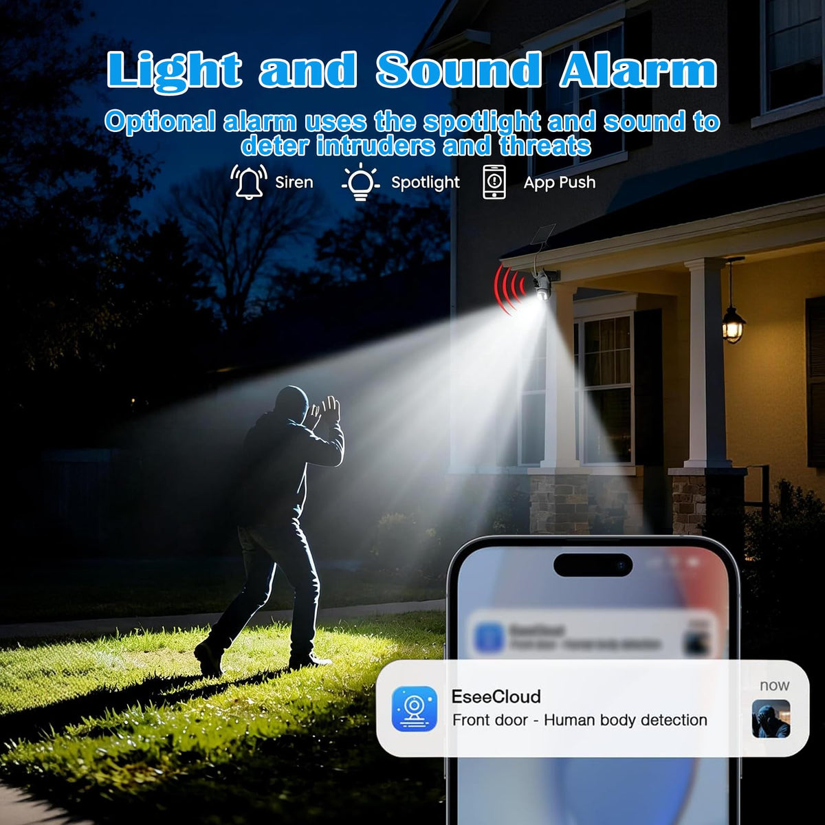 4G Solar Security Camera System with Base Station L84062