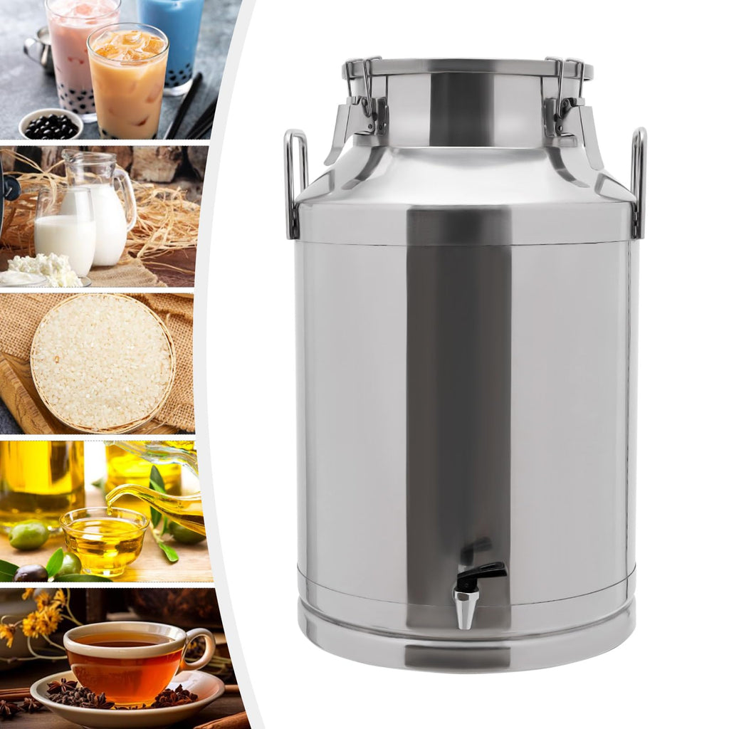 60L Stainless Steel Milk Can with Faucet L458328