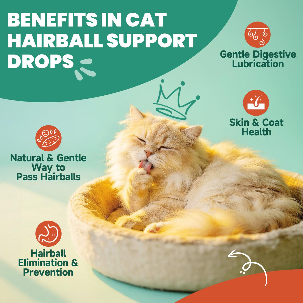 Hairball Treatment for Cats 120ML G33543