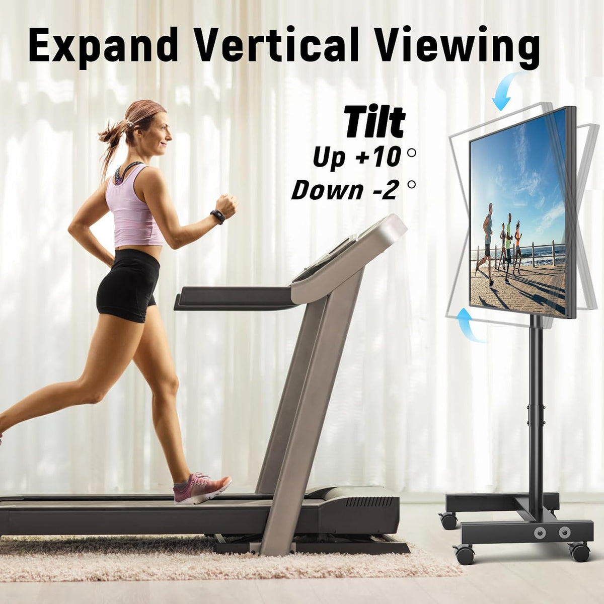 Rolling TV Stand for 13-50 Inch TVs I18981